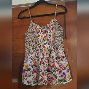 Madewell silk tank top